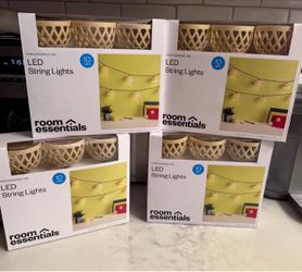 New Room Essentials set of LED string lights