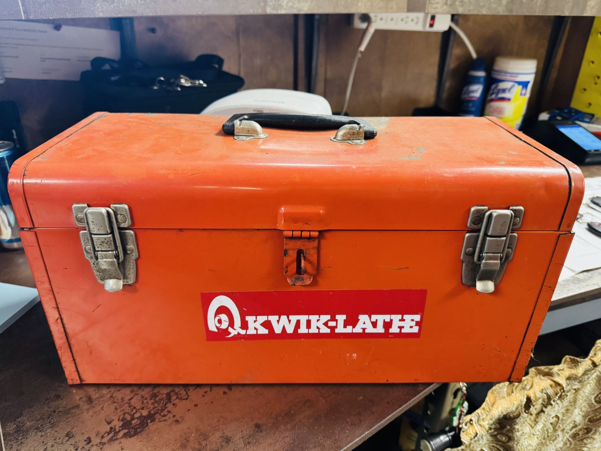 Kwik-lathe Way On the Car Disc Rotor Brake Lathe 