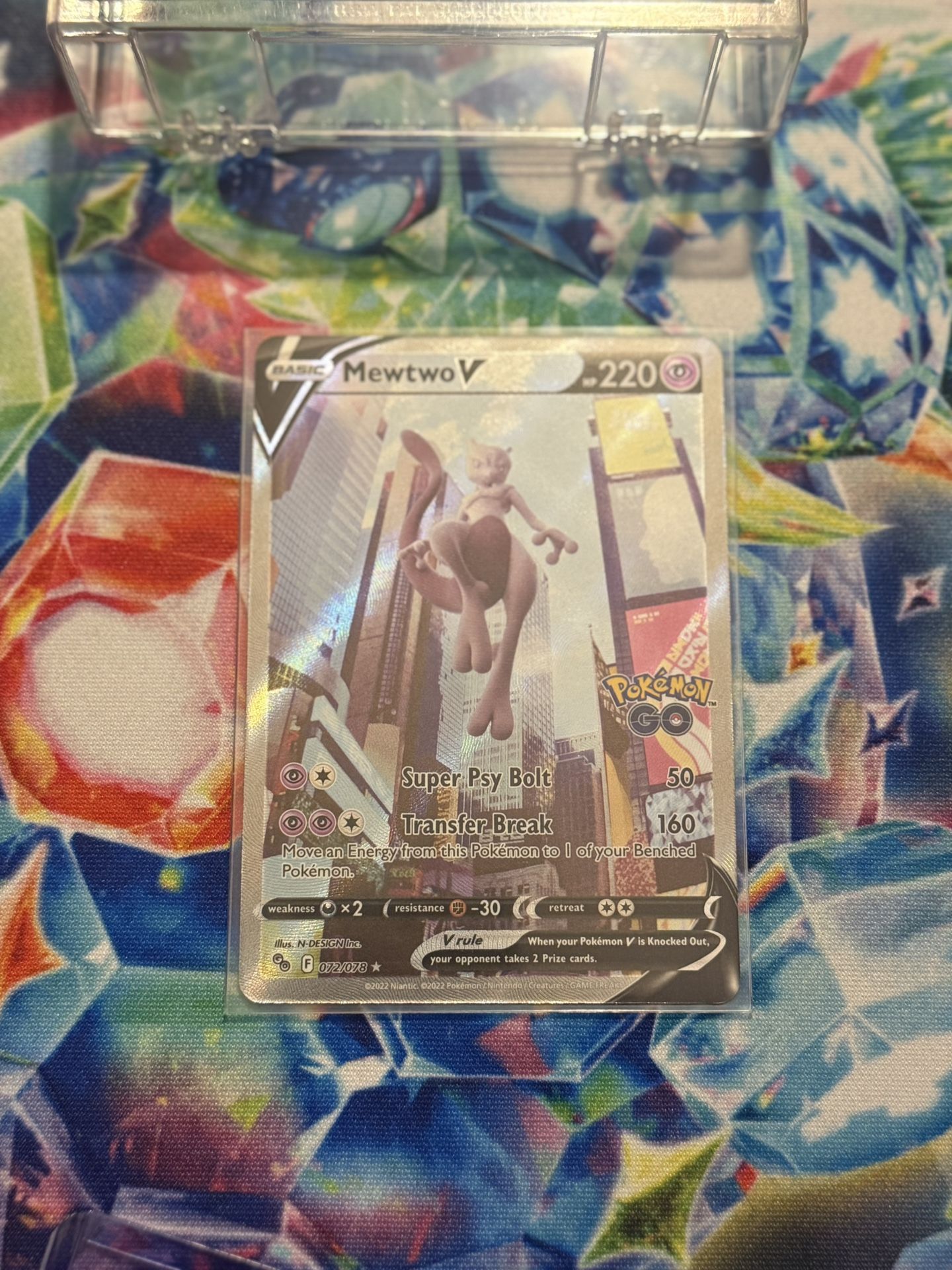 Mewtwo V 072/078 PokemonGO