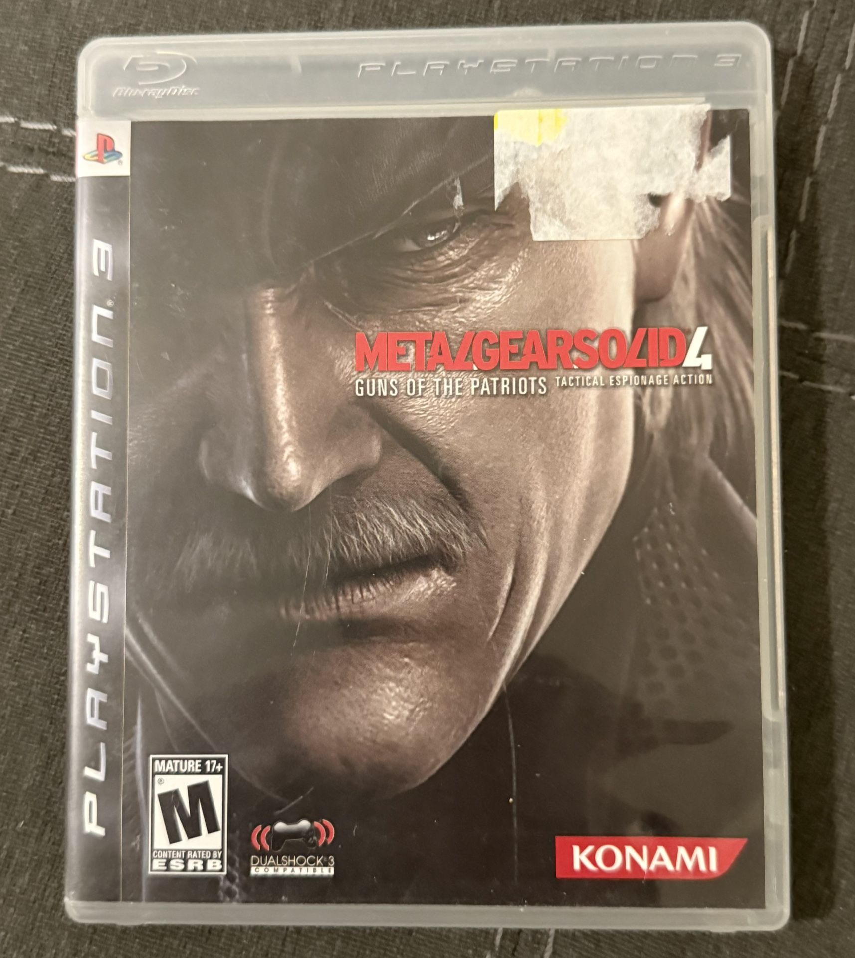 Metal Gear Solid 4 PS3 (Sony PlayStation 3) Complete with Manual - Great Disc