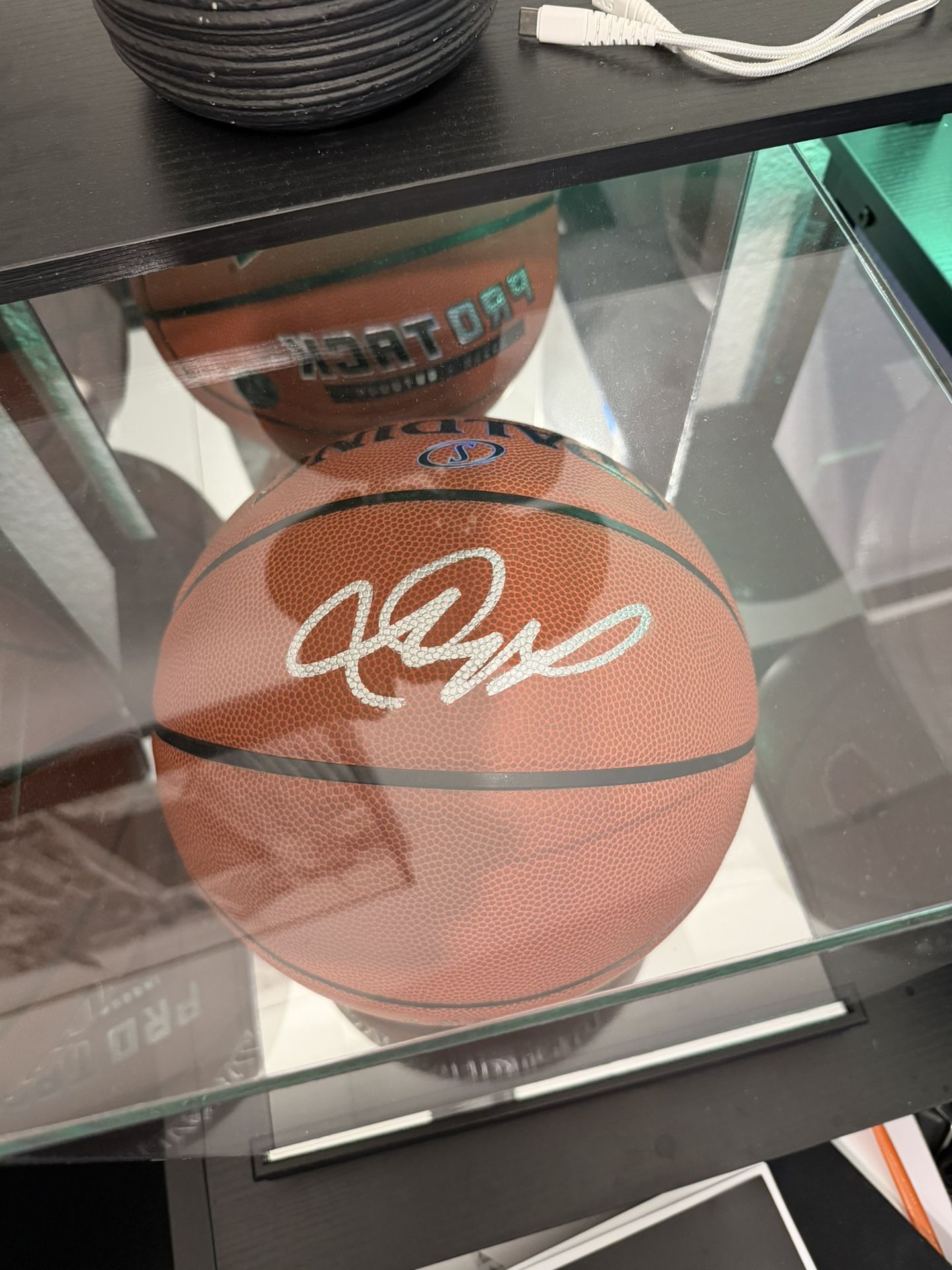 Lebron James Signed Basketball W Coa