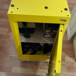 Yellow Metal Locker