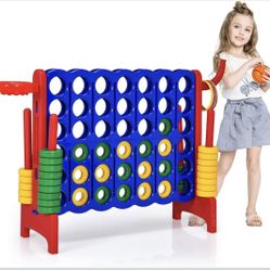 Jumbo 4-to-Score Giant Game Set for Kids 2.5Ft For Sale $42.00 50%+ OFF Retail $85.98 NEW IN BOX