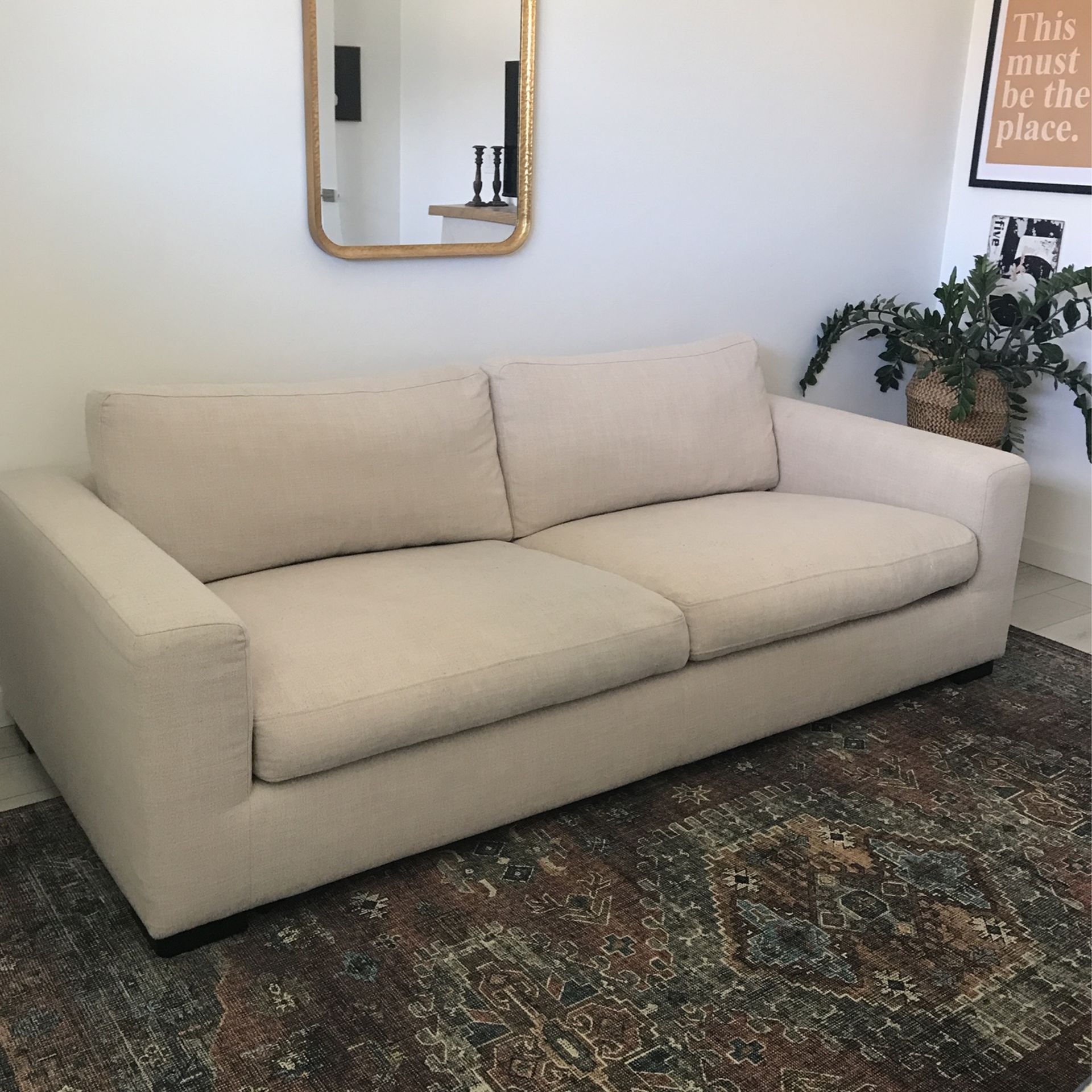 Down Filled Sofa Living Room Sofa