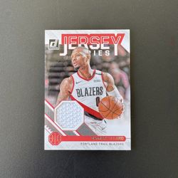 2020-21 Donruss Jersey Series Damian Lillard Donruss Jersey Series #32 Blazers