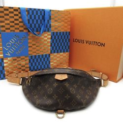 Louis Vuitton Monogram Bumbag Waist Bag Brown Canvas Leather Adjustable Strap
