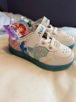 Disney Princess Ariel Toddler Sneakers size 8 and 9