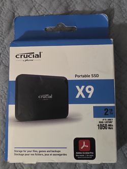 Crucial - X9 2TB External USB-C SSD 