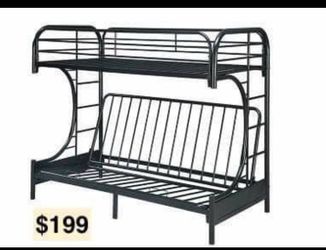 FUTON METAL BUNK BED BEW IN BOX