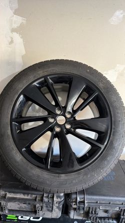 20" Jaguar F-pace Wheel Rim Factory OEM 60033 2021-2024 Gloss Black
