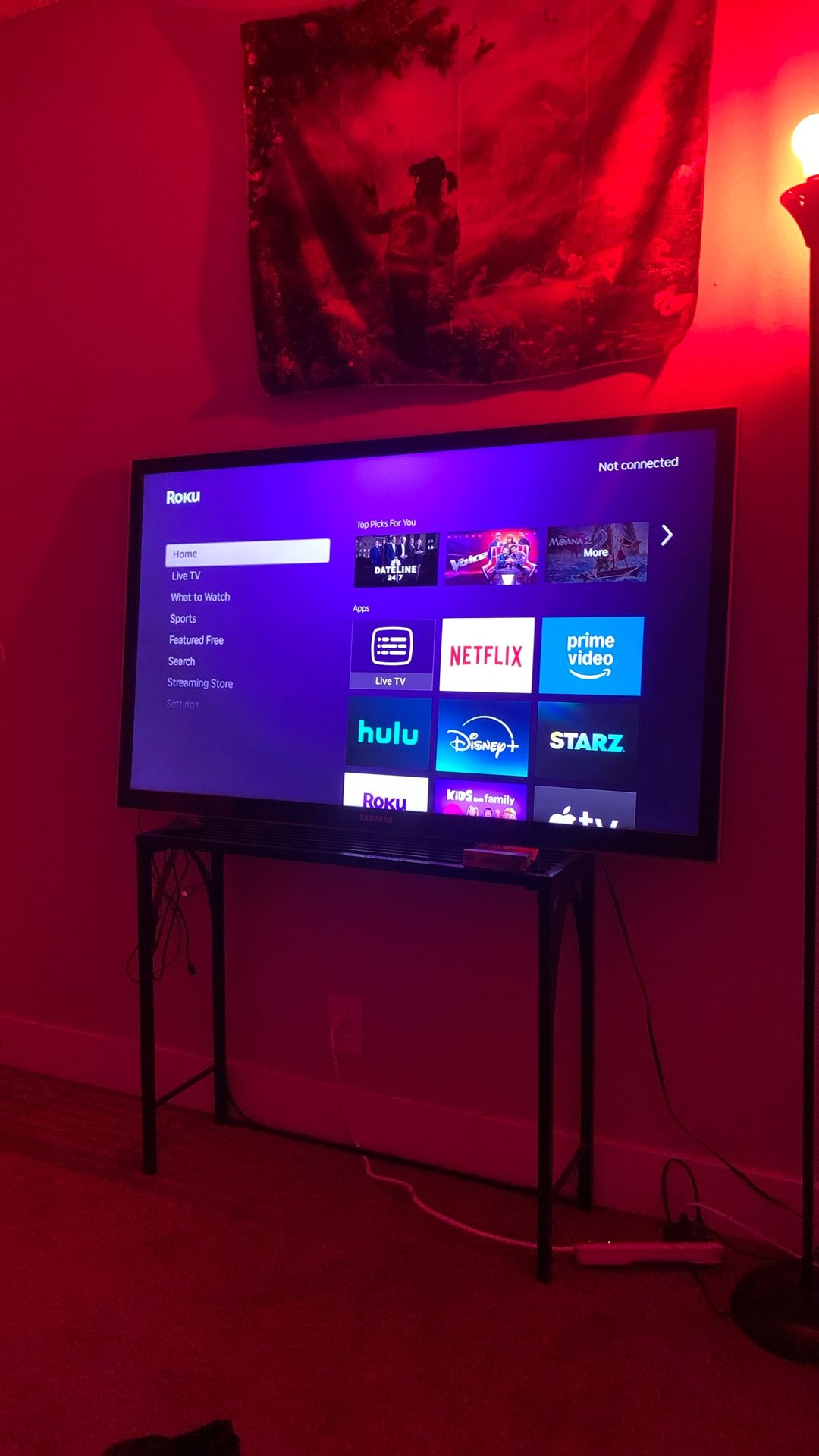 50’ Samsung Tv