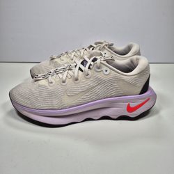 Nike Running Motiva Womens Size 10.5 White Purple Athletic DV1238-101 Sneaker