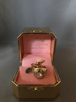 Rare Juicy Couture Limited Edition 2007 Class Ring Charm w/ Box Y2K