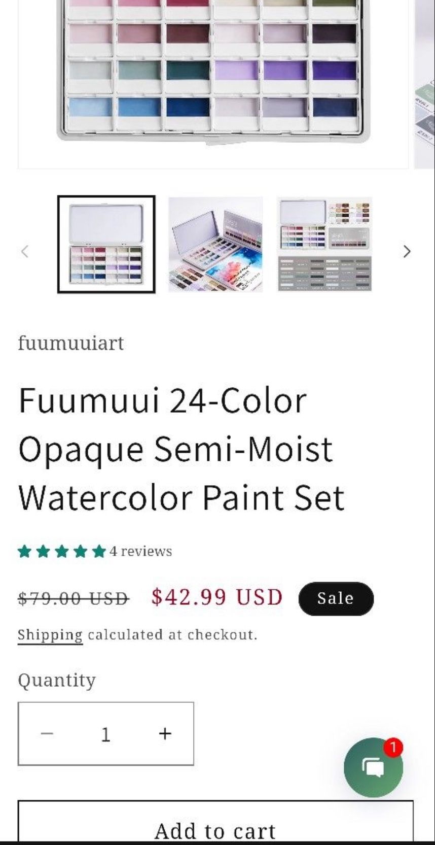 water color paint 24-colors W/ 3pcs dual tip watercolor brushes