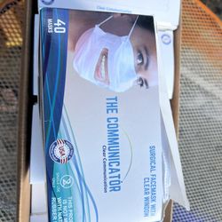 Surgical Face mask Clear window 