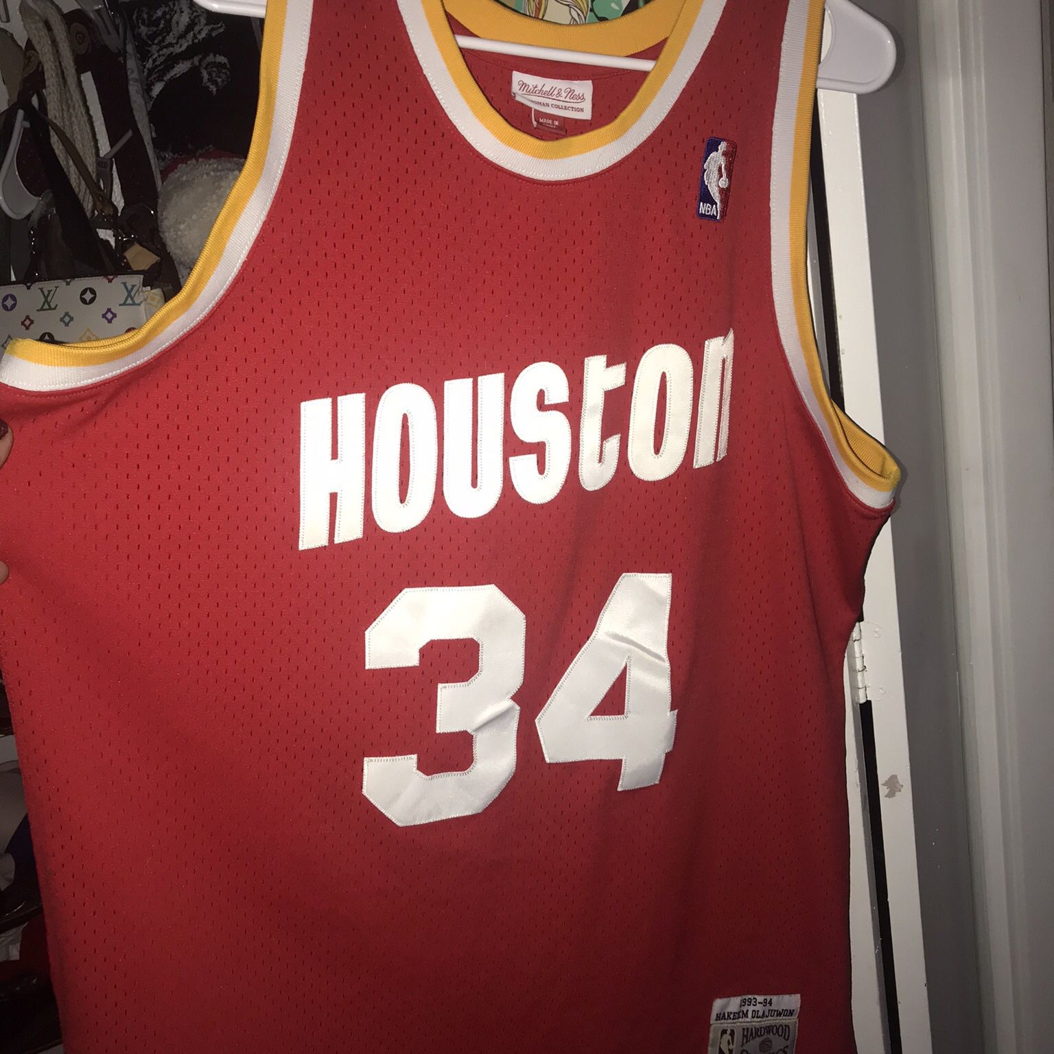 NBA Authentic Houston Rockets #34 Jersey XL