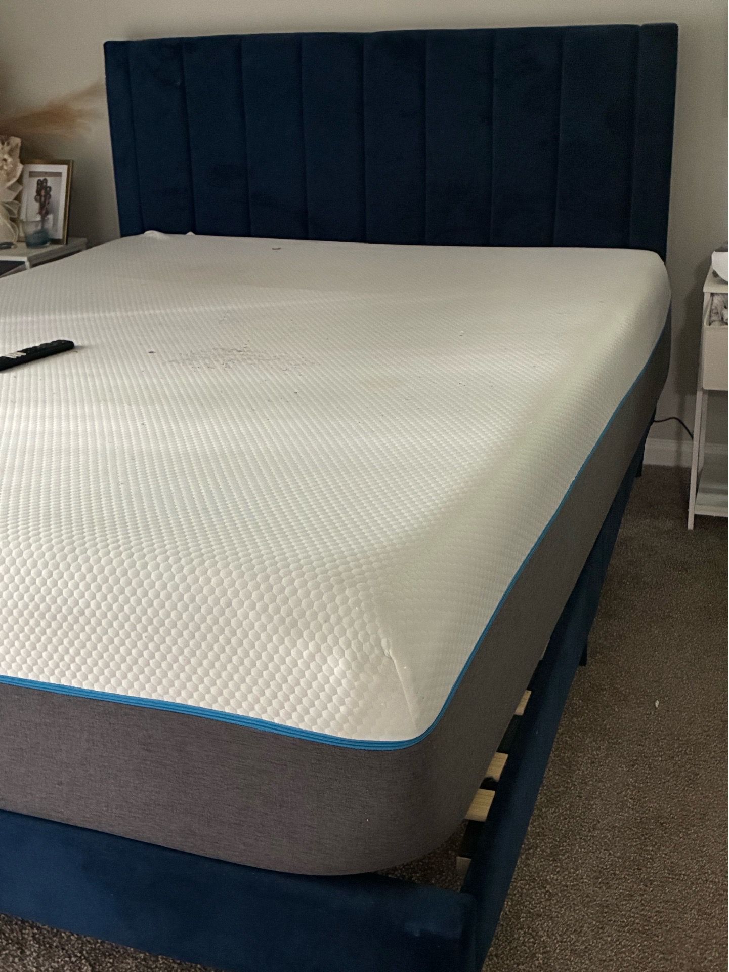 Full size bedframe plus mattress
