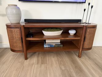 Wood Entertainment Console