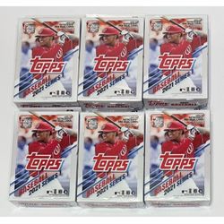 (6) 2021 Topps Series 1 Baseball Hanger Boxes 6 Box Lot Factory Sealed Auto ? Insert ? MLB Cards Series One