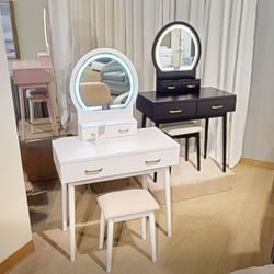 Vanity Set With L.E.D And Stool . Choose Color 