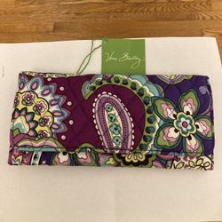 Vera Bradley tri fold floral wallet