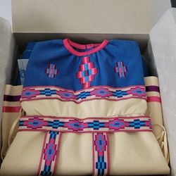 NIB AMERICAN GIRL Kaya's PowWow Dress of Today NEW Dress Boots Feather