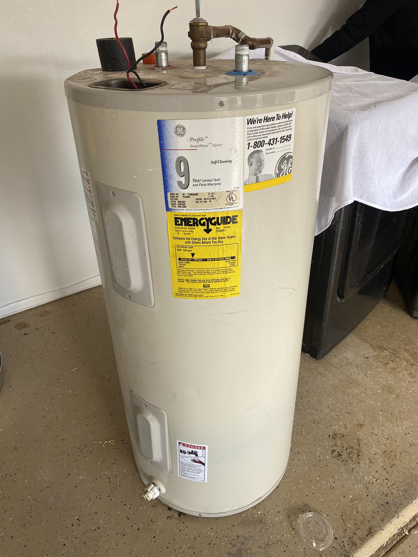 GE Smart Water heater For Sale 