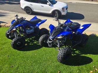 Two Yamaha Raptor 90s