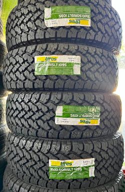 31x10.50/15 Llantas Nuevas TBB Tires Con 50,000 millas de Garantía