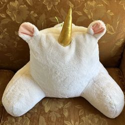 Large Unicorn Backrest Pillow Soft Plush Back Support 