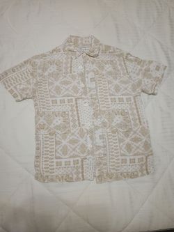 Free Assembly Men's Size S Paisley Bandana Print Short Sleeve Button Down Shirt