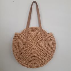  STRAW  BEACH PURSE In Great CONDITION 