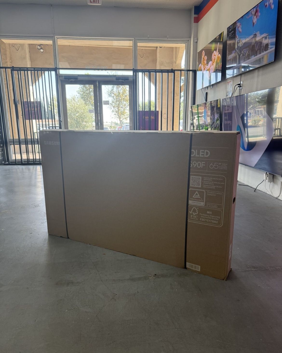 65” SAMSUNG QD OLED S90F 4K SMART TV QN65S90F