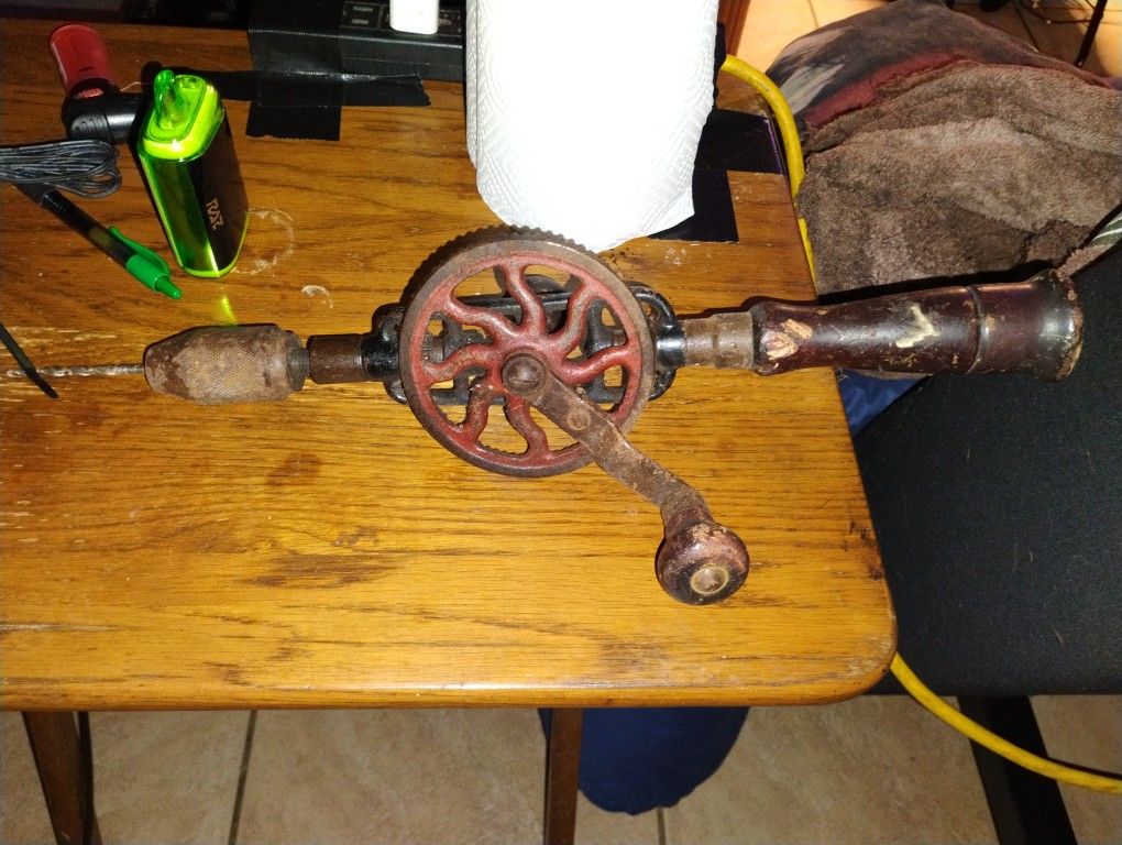 Vintage Miller Falls No.2 Hand Drill "Egg Beater"