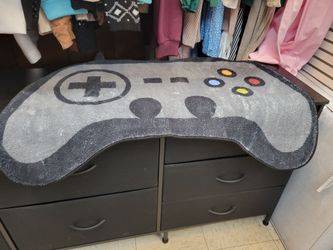 Game Controller Shaped Area Rug