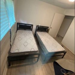 New Twin + Mattress each 