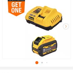 Dewalt Fast Charger And Battery 