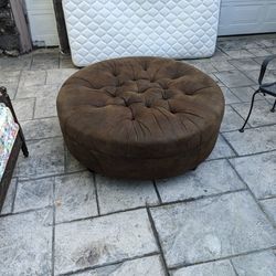 Brown Ottoman Chair