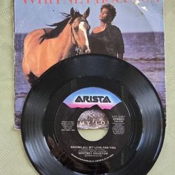 Whitney Houston 'Saving All My Love For You! With Original Sleeve