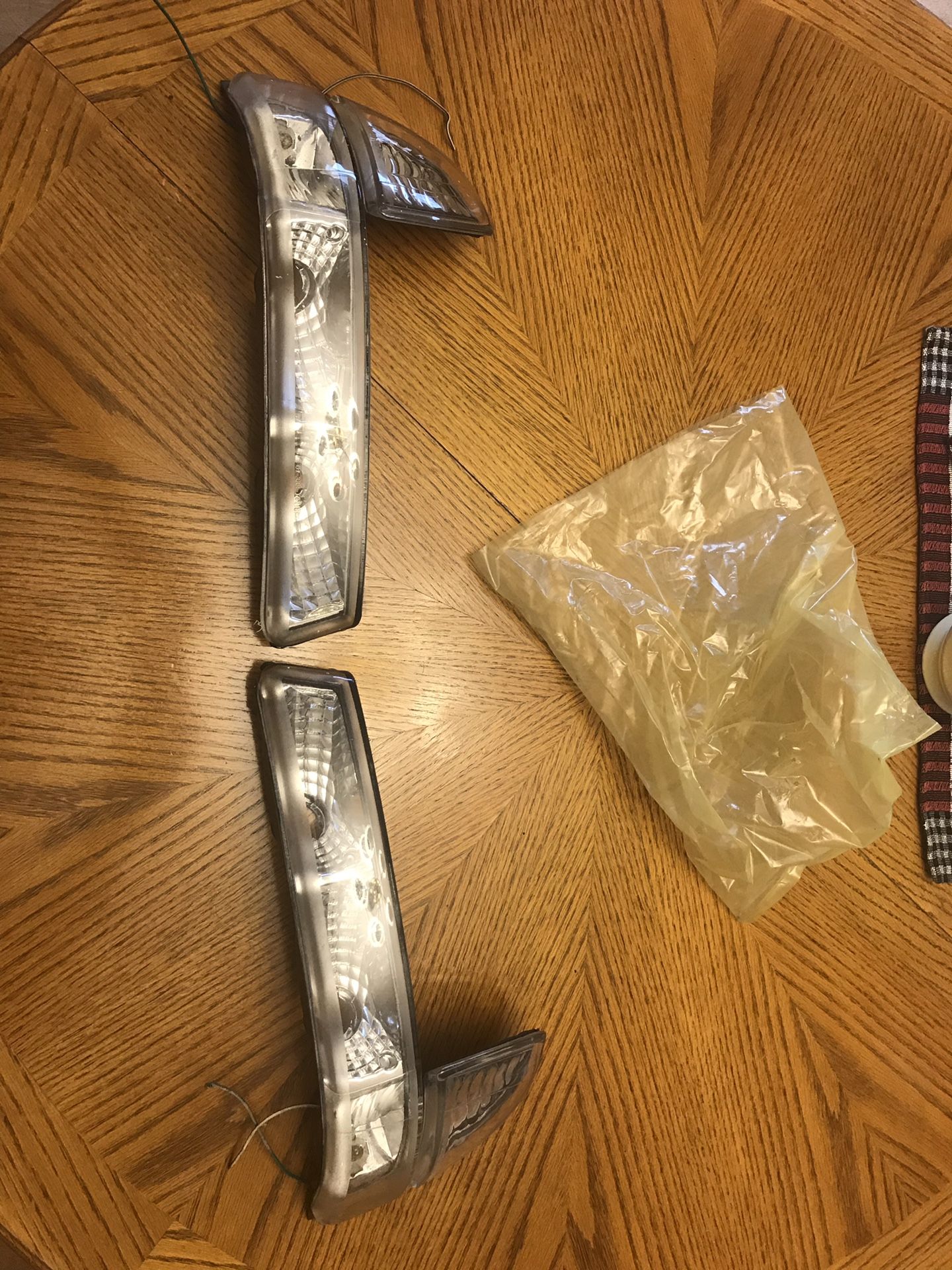 Dodge Dakota custom clear turn signal lenses