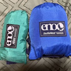 ENO DoubleNest Hammock and straps– Used (Great Condition) 