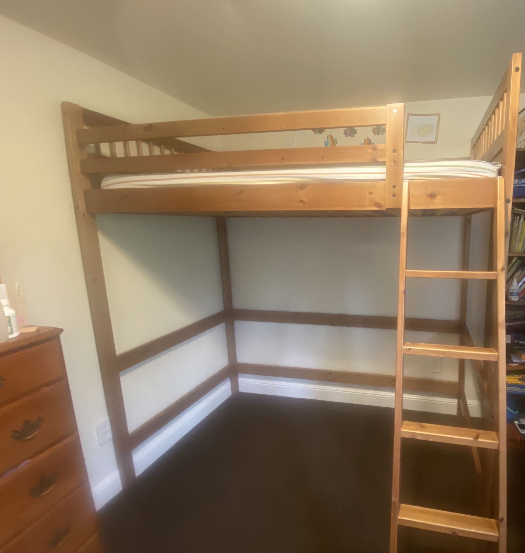 Twin size loft bed