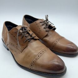 Stacy Adams Prescott Cap Toe Oxford, Men's Size 8 M, Tan MSRP $90