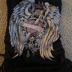 Y2k strapless slim shirt