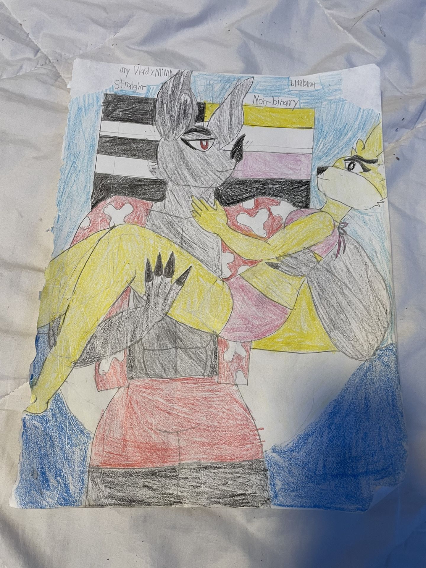 Blades Of Fury Fan Hand Drawing Vlad And Mimi