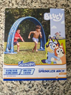 SwimWays Bluey Inflatable Sprinkler Arch