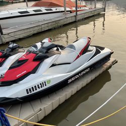 2012 sea doo gts 130 6500 ea. with docks and trailer