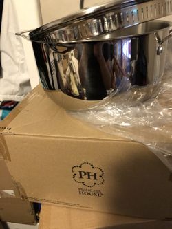 Princesse. House. Olla7.5. Clásica. Tapa. Colado. Nueva. Caja