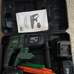 Prostormer 1-1/8" Cordless Hammer Drill
With two 3.0Ah Batteries and Charger/ see discription 👍👍