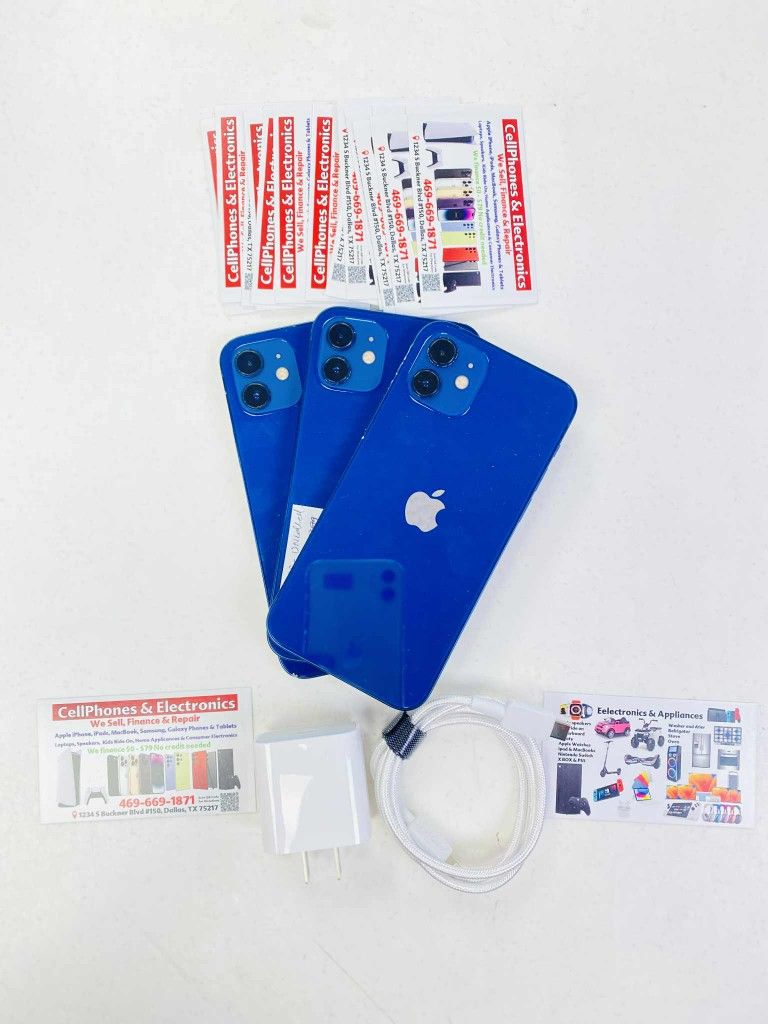 iPhone 12 64GB T Mobile Metro At&t Cricket On Special Cash Deal Starting $229 Electronics & Media